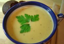 حساء الخضار المهروس - ما الذي يمكن أن يكون أكثر صحة؟