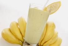 اهتزاز البروتين مع الموز والحليب: الفوائد ، الوصفات يمكن الموز مع الحليب