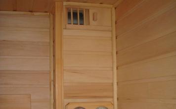 Kako napraviti ventilaciju u kadi: shema i uređaj za parnu sobu Dovod zraka u peć za saunu u kadi